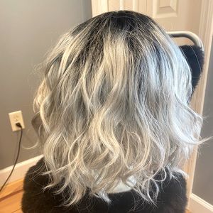 Ombré Gray Bob Wig
